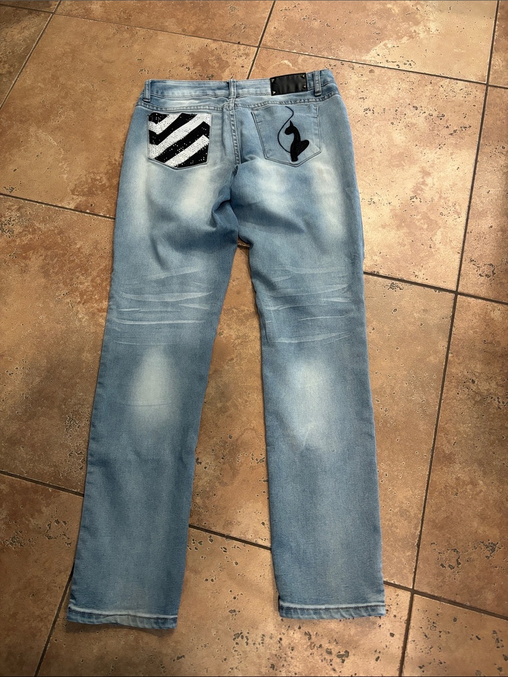 Baby Phat Light Blue Skinny Jeans